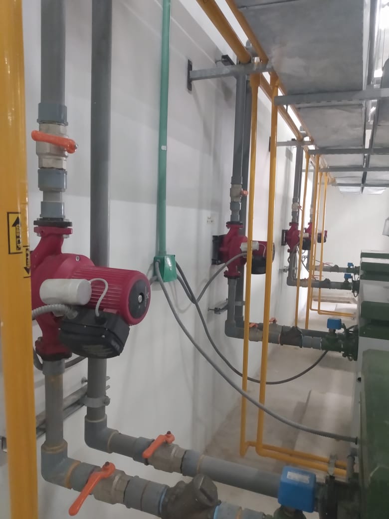 Calderas para agua caliente de alta eficiencia.